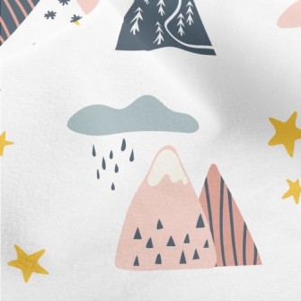 Simple And Cute Hills Micro Fleece