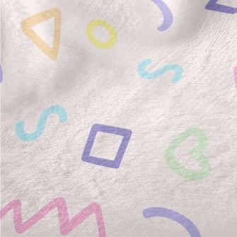 Colorful And Cute Lines Minky