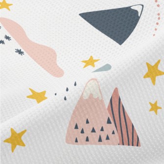 Simple And Cute Hills Piqué