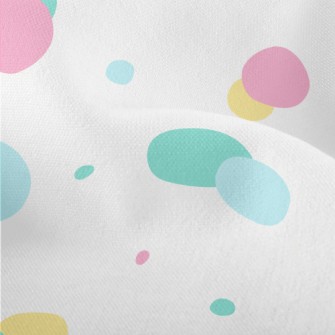 Bright Polka Dots Lightweight Performance Linen