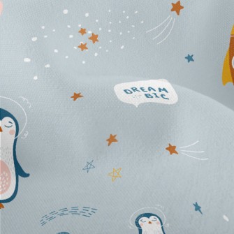 Penguins Floating In Space Lightweight Performance Linen