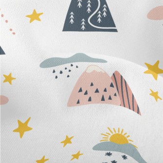 Simple And Cute Hills Lightweight Performance Linen