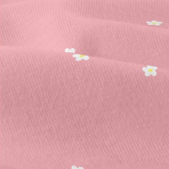 Small White Flowers On Bright  Modern Jersey