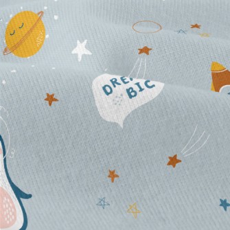 Penguins Floating In Space Modern Jersey
