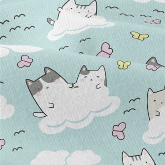Cat In The White Clouds Modern Jersey