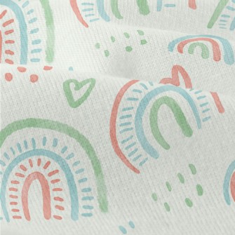 Watercolor Rainbow Lines Modern Jersey