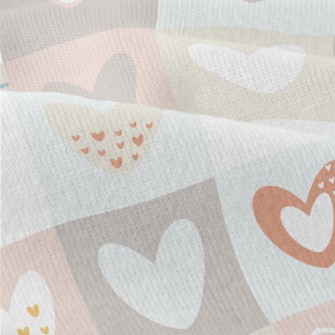 Pink And Sweet Love Grid Modern Jersey
