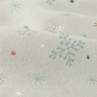 Snowflake Graphics In Differen Modern Jersey