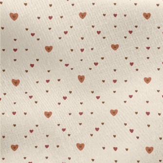 Simple And Fresh Love Lines Jersey Backed Fleece