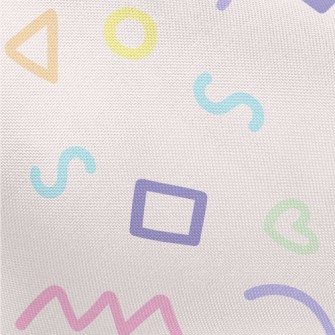 Colorful And Cute Lines Pongee