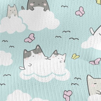 Cat In The White Clouds Stretch Jersey