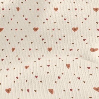 Simple And Fresh Love Lines Stretch Jersey