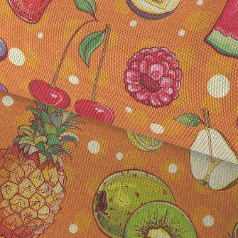 Colorful Juicy Fruits Waterproof Oxford