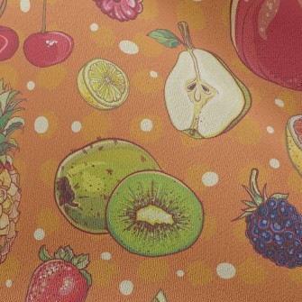 Colorful Juicy Fruits Chiffon