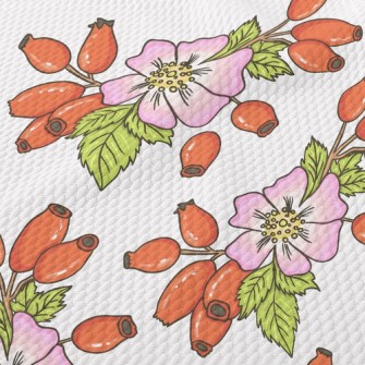 Bright Little Lily Of The Vall Birdseye Piqué