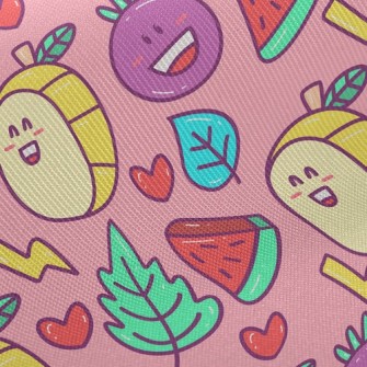Blushing Fruit Slices Twill