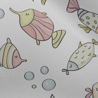 Leisurely And Happy Fish Chiffon