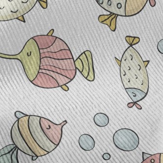 Leisurely And Happy Fish Standard Corduroy