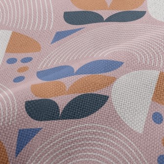 Semicircle Line Square Performance Linen