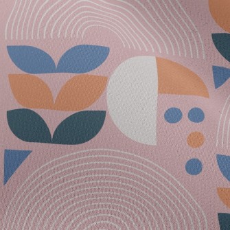 Semicircle Line Square Chiffon