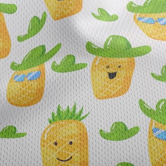 Funny Pineapple Hat Athletic Mesh Flat Back