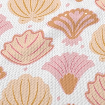 Various Shapes Of Shells Birdseye Piqué