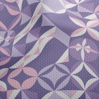 Circle Oval Square Athletic Mesh Flat Back