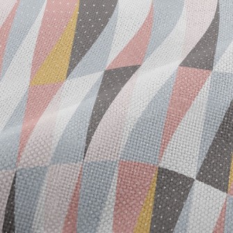 Deformed Elongated Rhombus Performance Linen