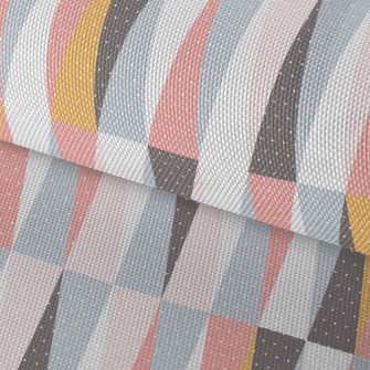 Deformed Elongated Rhombus Waterproof Oxford