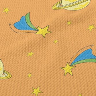 Dazzling Saturn Meteor Birdseye Piqué