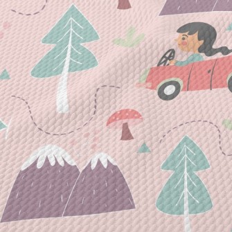 Depart For Forest Camping Birdseye Piqué