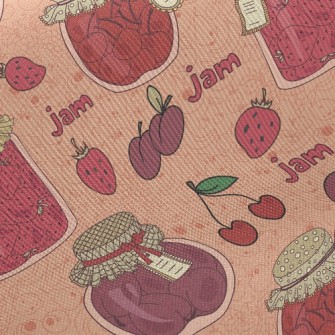 Popular Flavor Strawberry Jam Twill