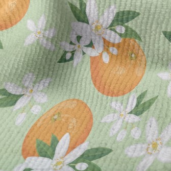 Tung Flower Orange Terry