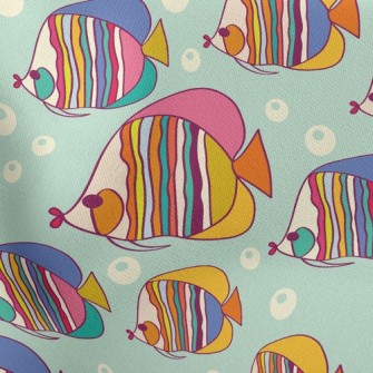 Colorful Pouty Fish Stretch Ponte