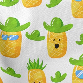 Funny Pineapple Hat Stretch Ponte