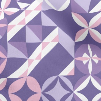 Circle Oval Square Micro Fleece