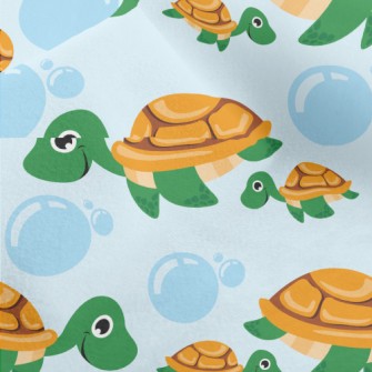 The Leisurely Turtle Family Micro Fleece