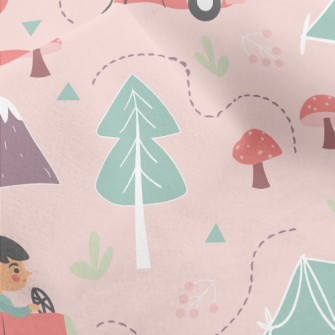 Depart For Forest Camping Micro Fleece