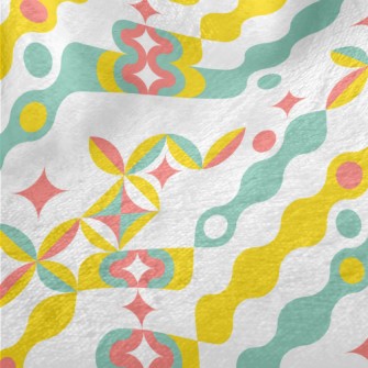 Wave Fan Combination Minky