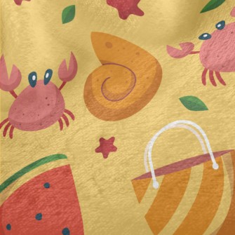 Playful Beach Crab Minky