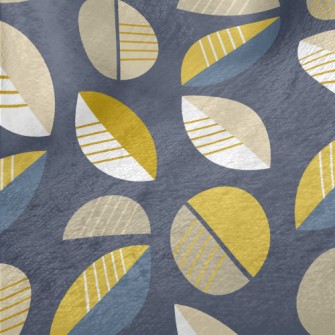 Geometric Lines Leaves Minky