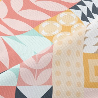 Personalized Geometric Flowers Piqué