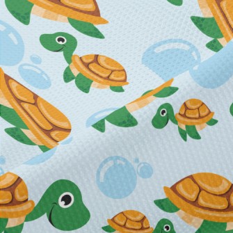 The Leisurely Turtle Family Piqué