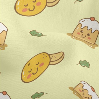Lovely Lemon Cake Lightweight Performance Linen