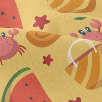 Playful Beach Crab Modern Jersey