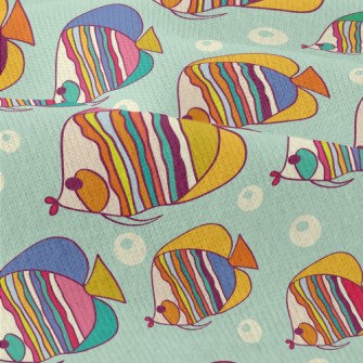 Colorful Pouty Fish Modern Jersey
