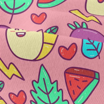 Blushing Fruit Slices Modern Jersey