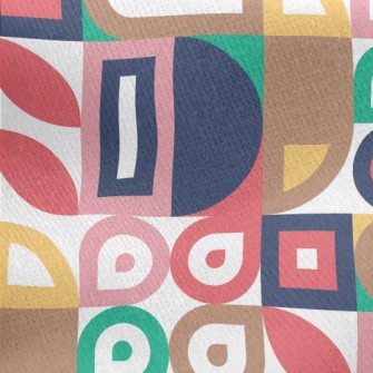 Water Drop Square Jersey Backed Fleece