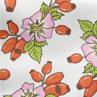 Bright Little Lily Of The Vall Jersey Backed Fleece