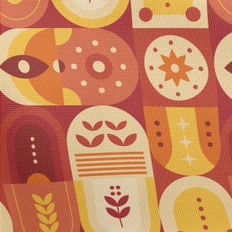 Mysterious Mayan Cube Pongee